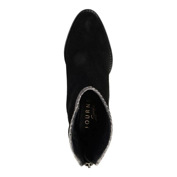 Journee Signature Women's Gracie Bootie Black Size 7 - Picture 3 of 4